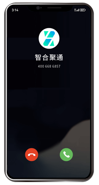 400号码标记认证之后来电显示智合聚通企业名称